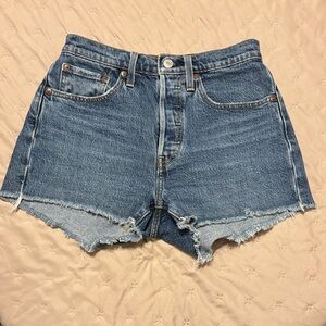 Levi’s 501 Original High-Waisted Denim Cutoff Women Shorts
